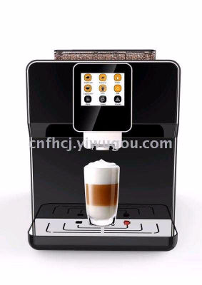 Auto Coffee Machine Commercial Italian-Style Freshly Ground One-Click Touch Screen Coffee Frothed Milk Grinding Intelligent Integrated Home