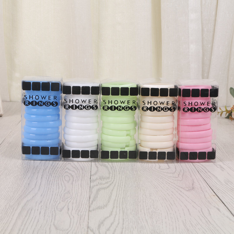 厂家直销 新款浴帘扣大圆钩浴帘挂钩浴帘环厂家