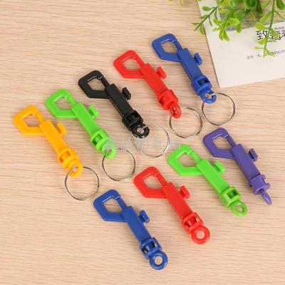 Creative anti-lost-plastic Keychain unisex multi color optional waist key chain can be customized