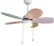 Factory Outlet small colorful children's ceiling fan light hanging ceiling fan with the leaves of color LED fan
