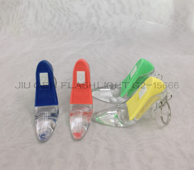 High heels electronic mini Keychain light LED lamp Keychain light