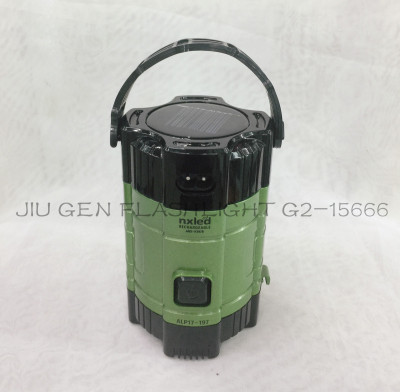 New JY-8809 solar charging scale lantern 1W+12SMD