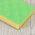 Factory Direct Sales Household Dish-Washing Sponge Wave Pattern Pu Diamond Sponge 1 Piece