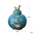 New home accessories to que SI big bird top Tan/Navy/ceramic storage jar crafts ornaments