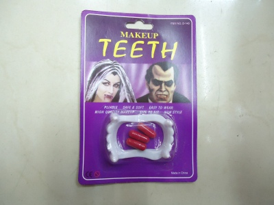 Supply Halloween blood ball false teeth, Halloween supplies, holiday supplies