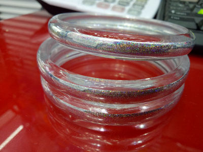 Acrylic 1 CM Adult Laser bracelet