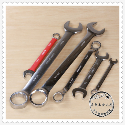 Open spanner repair hardware tools electroplating the head plate hand double end wrench die wrench jaws.