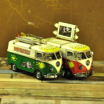 New Scale Mini Diecast Bus Model With Photo Frame