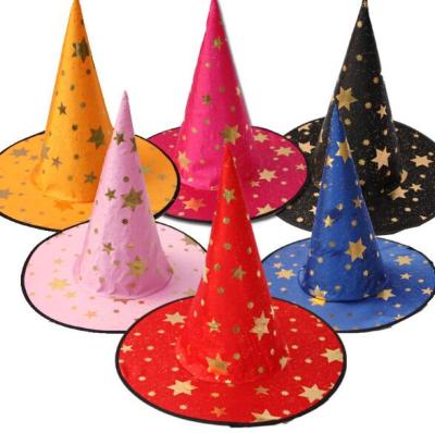 Halloween children hats Witches in hoods five star hats sorcerers children props