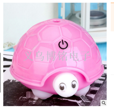 New cartoon turtle room spray humidifier children colorful night light turtle Purifier