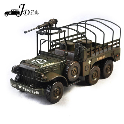 Factory Outlet-style hand-wrought-iron cross country Jeep model creative home decorations