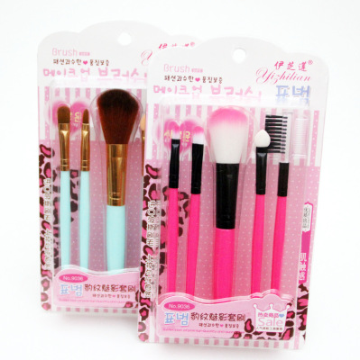 Ichilian makeup brush set blush brush set brush 5 pieces of cosmetic tools manufacturers wholesale.