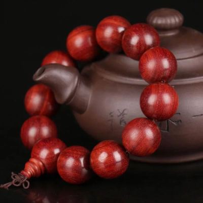 Indian zambian small leaf rosewood bracelet 2.0 bracelet old material 108 buddhist beads blood sandalwood gold star men and women