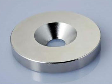 Factory direct nickel 18*4mm hole round magnet magnet