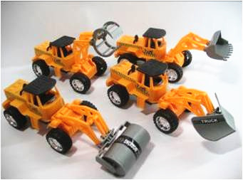 Children's educational toys, pull truck 4 mixed 22CM5029
