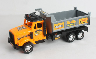 Children's educational toys wholesale inertia truck trailer cars 30CM6006H