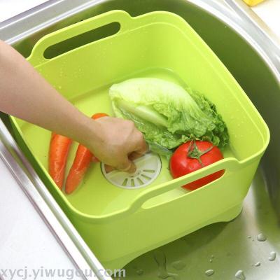 Removable water tank square basket basket vegetable basket of fruit and vegetable basket