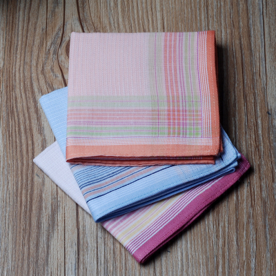 Parcel post [12] pure cotton lady 's handkerchief handkerchief handkerchief absorbent handkerchief 43 cm