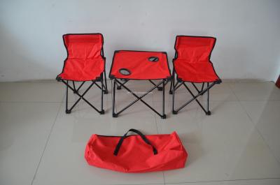The supply of solid color three-set folding chair leisure chair beach camping chair wholesale