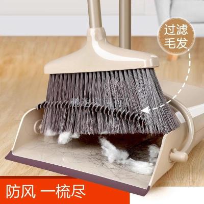 Combining factory outlet stainless steel double broom bucket plastic broom and dustpan set