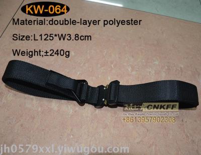 Tactical Belt Heavy Duty Waist Belt Adjustable Military Belts with Metal Buckl
