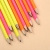 Fluorescent Pencil Colorful Non-Lead-Poisonous Factory Customized Direct Sales (Slender Bamboo Shoot)