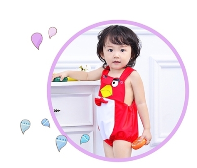 The new cute children's swimsuit girl is a bathing suit for the bathing suit