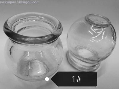 Loose or packaged glass cupping
