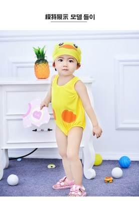 South Korea's new baby boy and baby swimsuit 0-3 year old baby boy and girl cartoon hot spring swimming pool