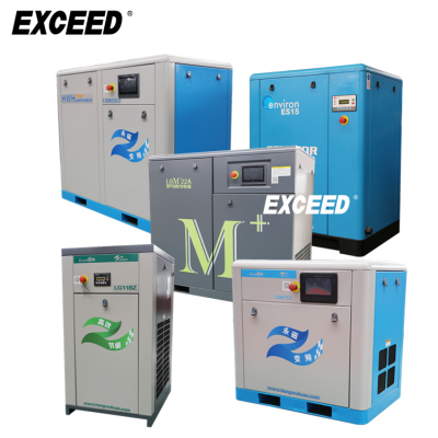 800L/min EXCEED 5.5KW screw air compressor 