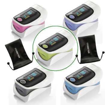 Home alarm finger Oximeter blood oxygen and heart-rate monitor portable heart rate detector