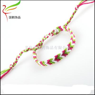 Featured ethnic hand-woven bracelet