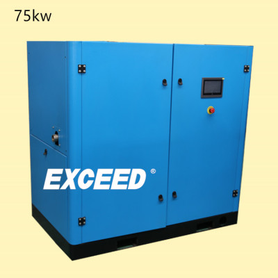 10000L/min EXCEED 75KW screw air compressor 