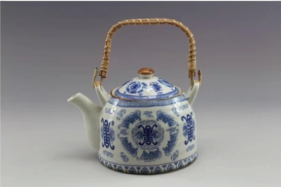 Ceramic handle pot of tea ceramic tea set teapot tea set a variety of designs can be selected