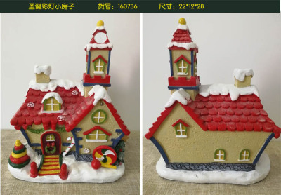 Santa Claus has a house and a car for Christmas