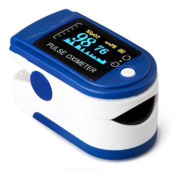 Finger Pulse Oximeter blood oxygen saturation monitoring instrument monitoring meter finger clip heart rate