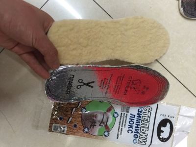 Export the Russian thermal insoles