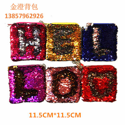 Sequin purse bag pillow cushion