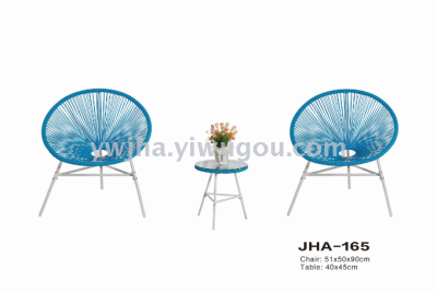 Outdoor furniture/outdoor furniture/garden table and chairs 2 chairs, 1 table/JHA-165