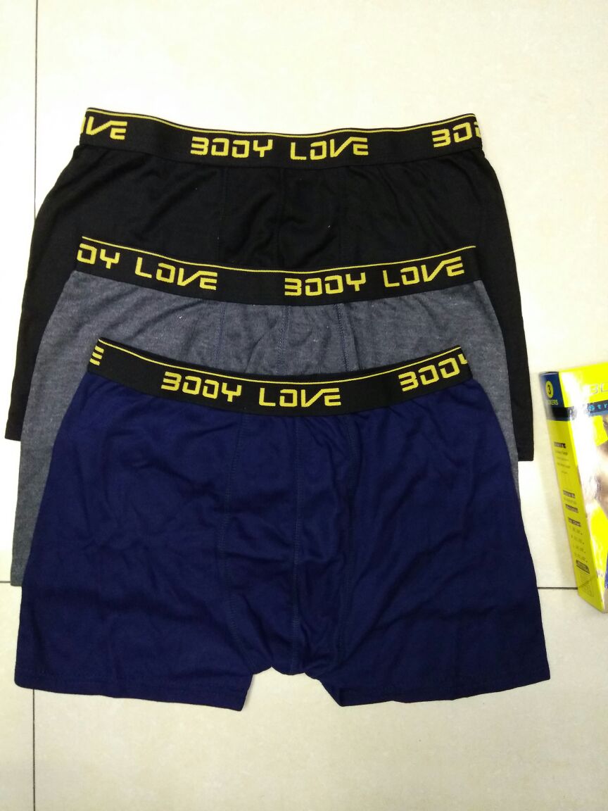 男士棉速卖通亚马逊3条装爆款四角平角裤