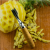 V-Shaped Pineapple Core Remover Stainless Steel Pineapple Peeler Wooden Handle Triangle Pineapple Knife