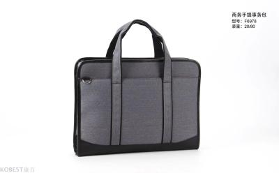 Kang bai portable briefcase single-shoulder file bag conference bag computer bag Oxford cloth F6978
