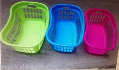 Plastic laundry basket/laundry basket 2