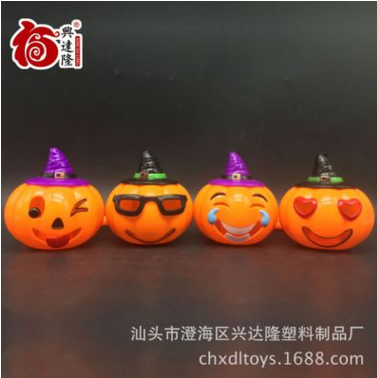 New QQ emoji jack-o '-lantern hand-held music jack-o' -lantern Halloween voice-activated pumpkin