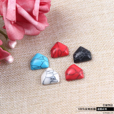 Non-porous pine stone ring powder beads handmade jewelry accessories diy ring making materials