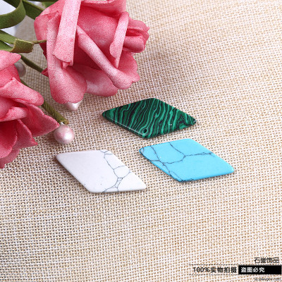 Non - hole diamond - shaped pine - stone patch - double - double - sided diy hand - piece accessories