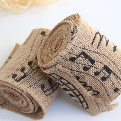 DIY manual volume notes printed linen lace linen rolls lace linen Twine