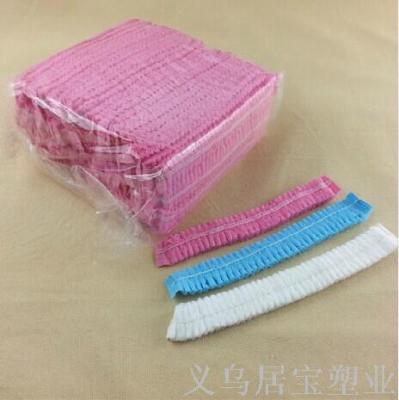 Manufacturer direct selling non-woven cloth dust-proof head cover chef kitchen working round hat 100 pieces