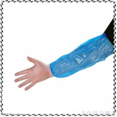 disposable high-quality PE sleeve waterproof and anti-fouling plastic sleeves for 100 pieces.