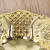 Marriott Craft Creative Upscale Gold Plating Fruit Plate Hollow Design Fruit Plate